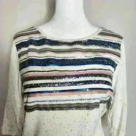 Apt. 9 Women's blouse 3/4 length sleeve size small - Picture 3 of 6